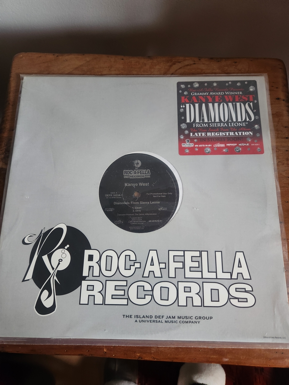 Kanye West "Diamonds From Sierra Leone" 12" Vinyl - Roc-A-Fella Records